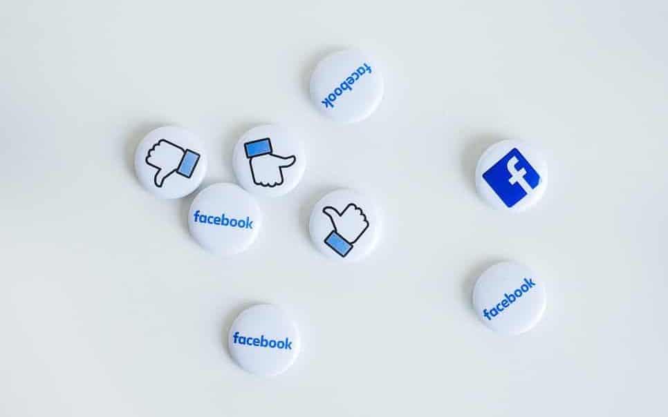 facebook button pins